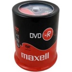 Maxell DVD+R MAXELL, 4, 7 GB, 16x, 100 бр. CAKE BOX (ML-DDVD-plusR4.7-100SH-C) - zettabytex