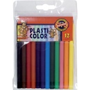 Plasti color PE Voskovky 12 farieb KIN