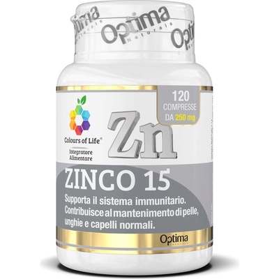 Optima Naturals Цинк 15 - 120 таблетки
