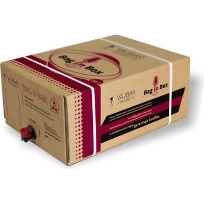Vinařství Vajbar Zweigeltrebe Červené 12% 20 l (karton)