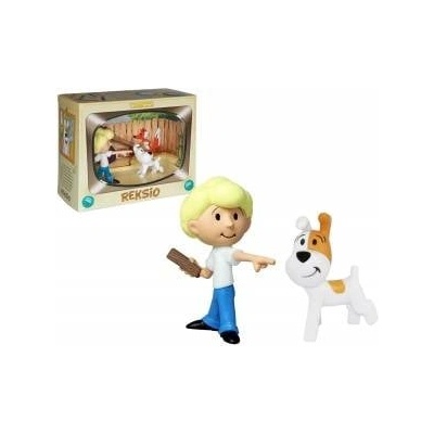 Tisso Toys Set of figures: Boy and Reksio (small)