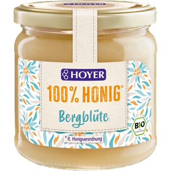 HOYER Био мед от планински цвят - 500 г