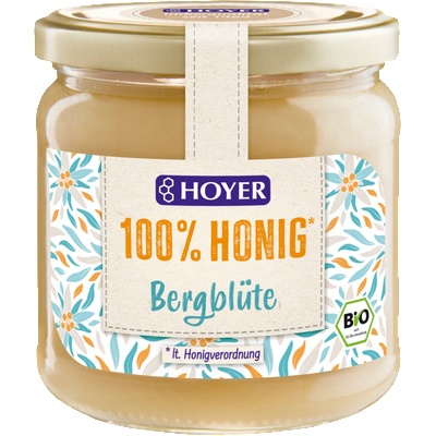 HOYER Био мед от планински цвят - 500 г