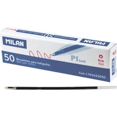 milan Náplň kuličková milna P1 Touch 1.0 mm červená 446020