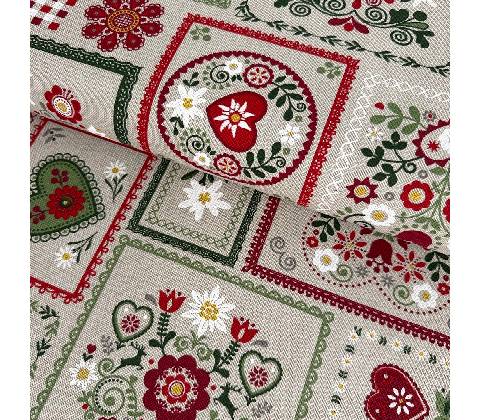 Bavlna režná - Krojovaný patchwork