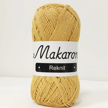 Makaron Reknit hořčicová 2mm