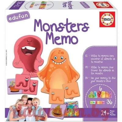 Educa Забавна игра EDUCA Monsters Memo 18126 (EDU18126)