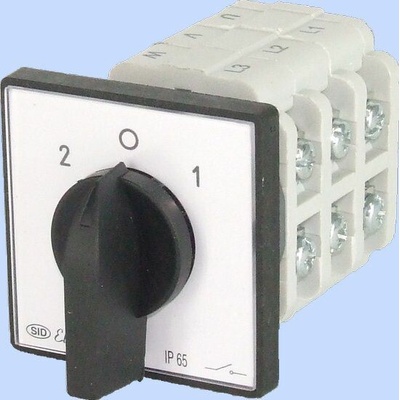 Elektromet Vačkový spínač 2-0-1 3P 40A IP65 s krytkou Arc 40-72 924072
