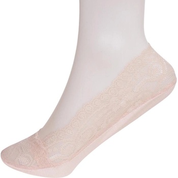 Дантелени терлици в цвят пудра