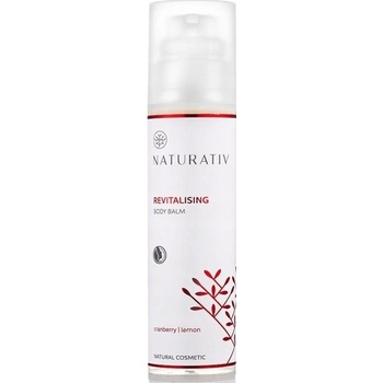 Naturativ Body Care Revitalising tělový balzám s hydratačním účinkem pro vypnutí pokožky Cranberry, Lemon (Natural Ingredients) 200 ml