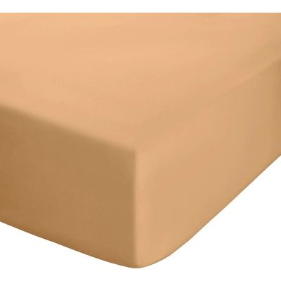 Catherine Lansfield Жълтo-оранжев еластичен чаршаф от перкал 90x190 cm Easy Iron Percale - Catherine Lansfield (BD/18277/W/SFD/CM)