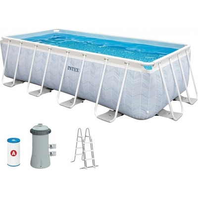 INTEX Chevron Prism Rectangular Pool Set 400x200x100 cm 26780NP
