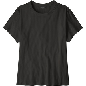 Patagonia Дамска тениска Patagonia Women's Rib Knit Top T-shirt - Black (916-6172-0112)