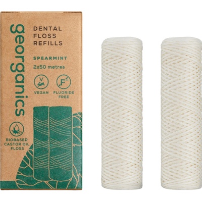 georganics Dental Floss Spearmint 100 m náplň