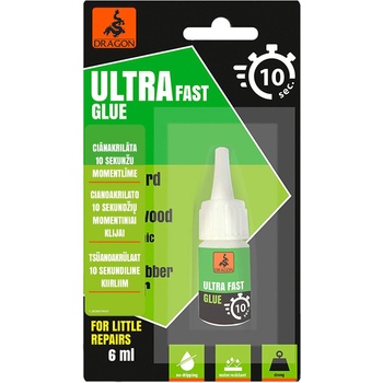 Image 1 of Dragon Секундно лепило без разтворители dragon ultra fast 6мл