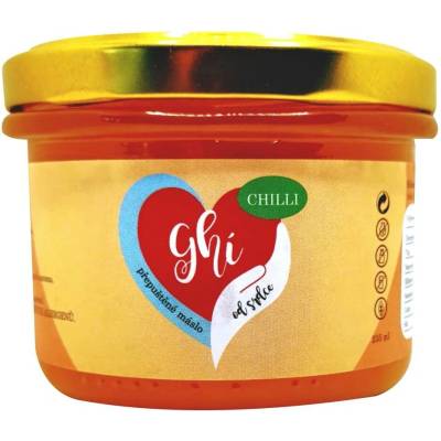 Ghí od Srdce Ochucené Ghí chilli, 235 ml