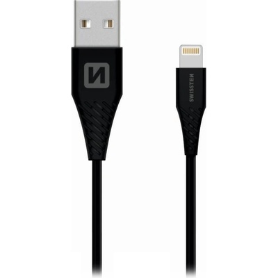 Swissten 71526500 USB-A na Lightning, zástrčka USB-A - zástrčka Lightning, MFi, 1,2m, černý