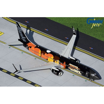 Gemini B737-990ERWL Alaska Airlines UNCFEducation can change the World 1:200