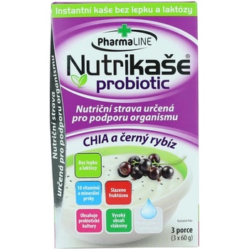 Mogador Natural Probiotic Nutrikaše Chia a černý rybíz 180 g