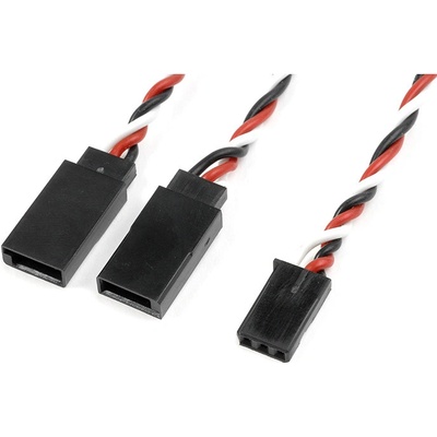 GForce Kabel serva Y kroucený Futaba HD 22AWG 15cm