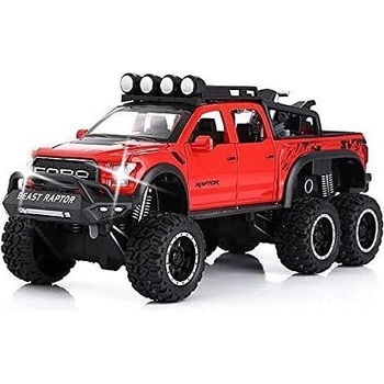 Метален джип Ford Raptor с отварящи се врати, светлина, звук, мащаб: 1: 24