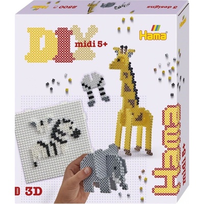 Hama Dárková sada 3D Safari Midi