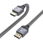 Wozinsky Високоскоростен 8K HDMI към HDMI кабел (200 см) (черен-сребрист) - Wozinsky Ultra High Speed HDMI 2.1, 8K 60Hz Cable (WHDMI-20)