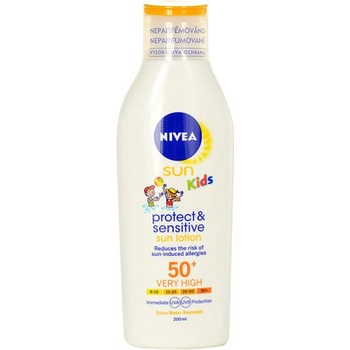 Nivea Sun Kids Protect & Sensitiv e Roll-On opaľovacie mlieko pre deti SPF50+ 50 ml