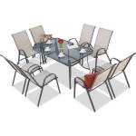 Garden Point комплект за трапезария Modena, светлосив за 8 души Garden Point (GAP171-8)