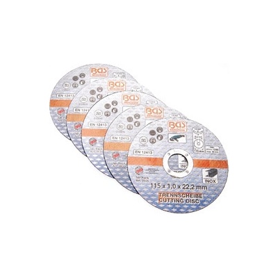 Bgs Technic Rozbrušovací kotouč 115 x 1,0 x 22,2 mm 103935 5 ks