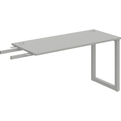 OFFICE PRO s.r.o. HOBIS prídavný stôl do uhla - UE O 1400 RU, hĺbka 60 cm, šedá