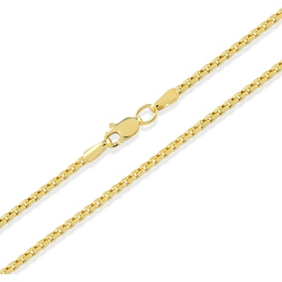 Lillian Vassago Zlatý řetízek, anker LLV59-GCH036Y Žlutá