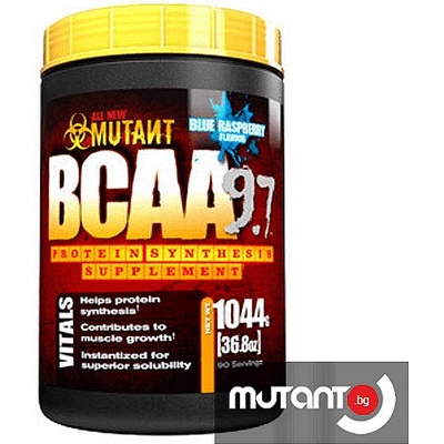 MUTANT Овкусен аминокиселинен продукт Mutant BCAA 9.7 - 90 дози