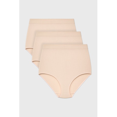 Astratex 3PACK класически бикини Flexi с висока талия безшеевни (3P312343_kal)