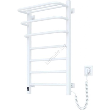 Navin Електрически радиатор за баня с термостат FORTIS 350W/230V 80, 6 cm IP44 бял, десен (NV0036)