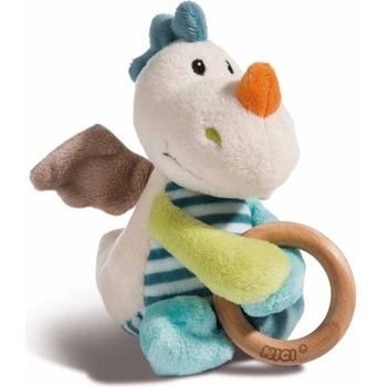 Image 1 of NICI Мека играчка с дървен ринг Nici - Драконът Драгилу, 15 cm (43705)