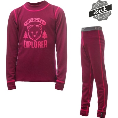 Sensor Double Face Set Wild dětský funkční set růžová/fialová