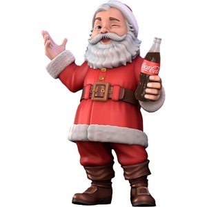 MINIX Колекционерска фигурка Minix - Coca-Cola, Santa Claus, 12 cm (19076) - ozone