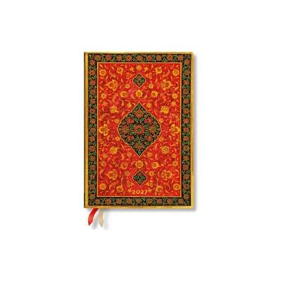 Layla MIDI Hardcover 12-Month Daily Planner, 416pg, 80gsm by Paperblanks Persian Poetry 2027