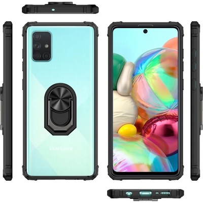Гръб Military ring за Samsung Galaxy A32 5G - Черен