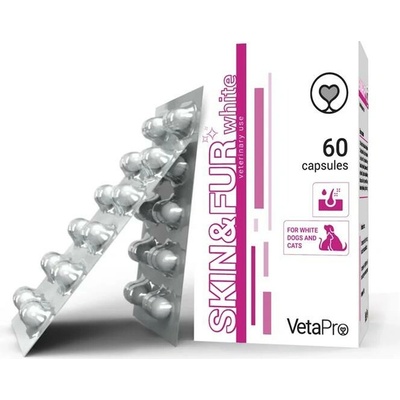 VetaPro Skin & Fur White 60 cps.