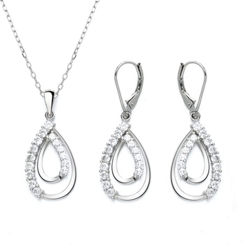 Silenti Jewelry Сребърен комплект "Находчивост