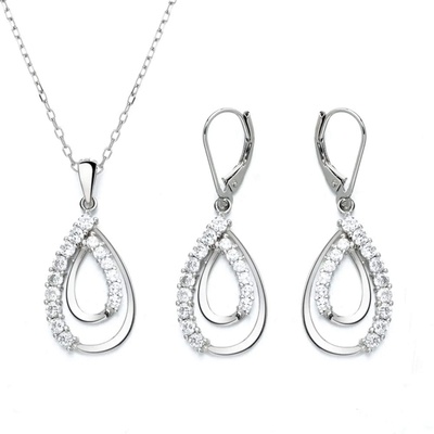 Silenti Jewelry Сребърен комплект "Находчивост