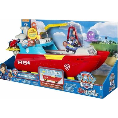 Spin Master 6037846 Labková patrola Tlapková hliadka Sea Patroller Hliadková loď