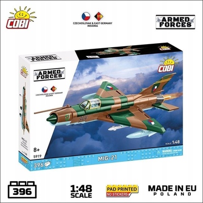 COBI 5919 Armed Forces Ruské stíhacie lietadlo MiG-21 1:48