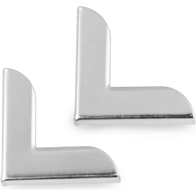 Kovový rožek 19x19 mm - nikl (20 ks) – Zboží Mobilmania