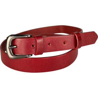 Penny Belts kožený opasek 2504-93 červený