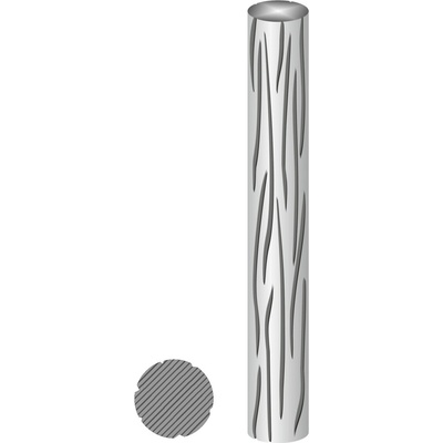 Tyč kruhová kuželová, vzor réva ø16 - 20 mm, 1100 mm