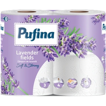 Pufina Лавандулови полета Пуфина 4бр. 3 пласта (5944570021988)