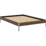 Karup Design Кафяво двойно легло от масивен бор с включена подматрачна рамка 140x200 cm Core - Karup Design (120210614020000)